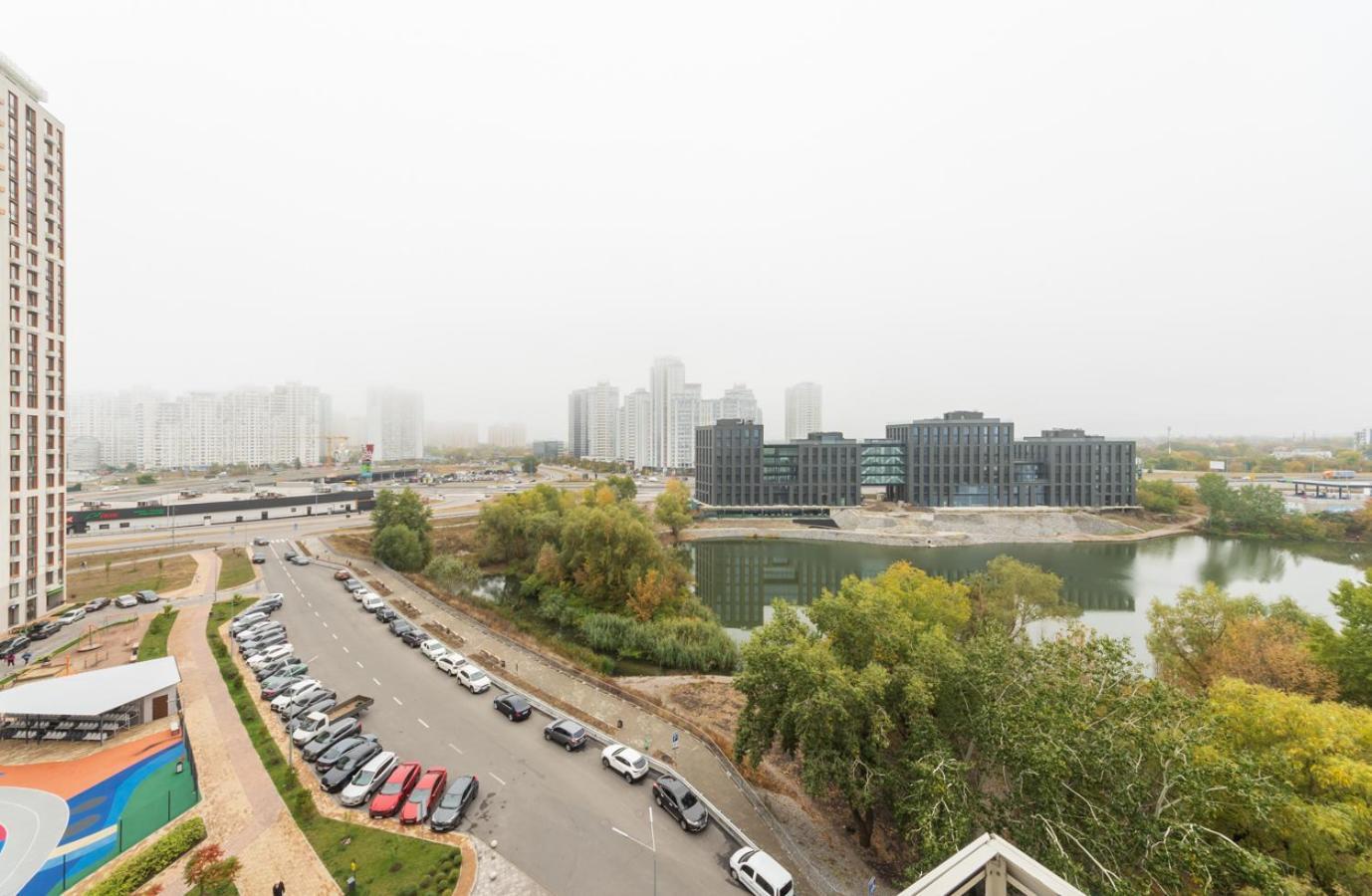 Luxury apartment near metro station Osokorky Kiev Eksteriør bilde